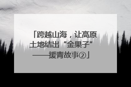 跨越山海，让高原土地结出“金果子”——援青故事②